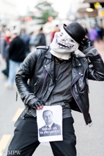 Protest the GCSB and John Key in Queen Street, Auckland